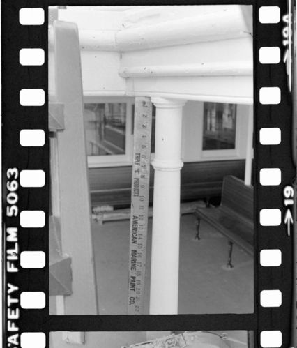 Survey photographs of the deck and interior details of Eureka (built 1890; ferry), early 1980s