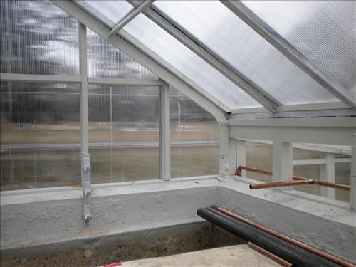 Kenilworth Aquatic Gardens Historic Greenhouse Repair - 50 percent completion December 22, 2010