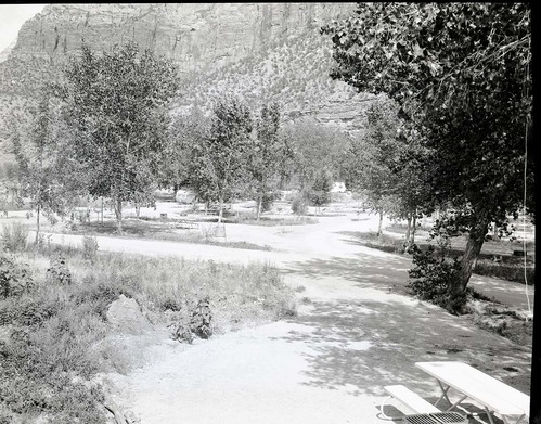 Completed South Campground area, showing sites, and visitor use.