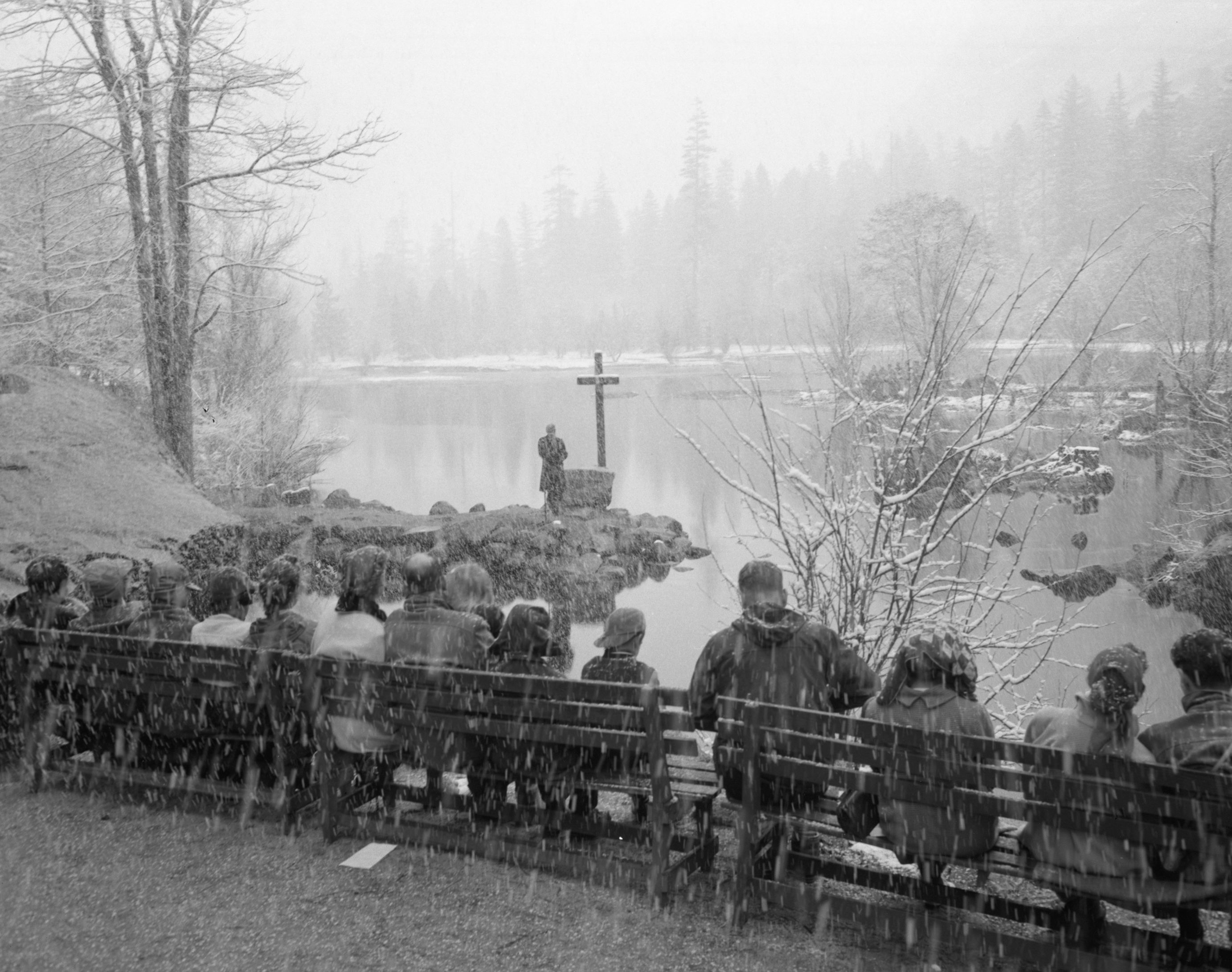 Mirror Lake on Easter Sunday.