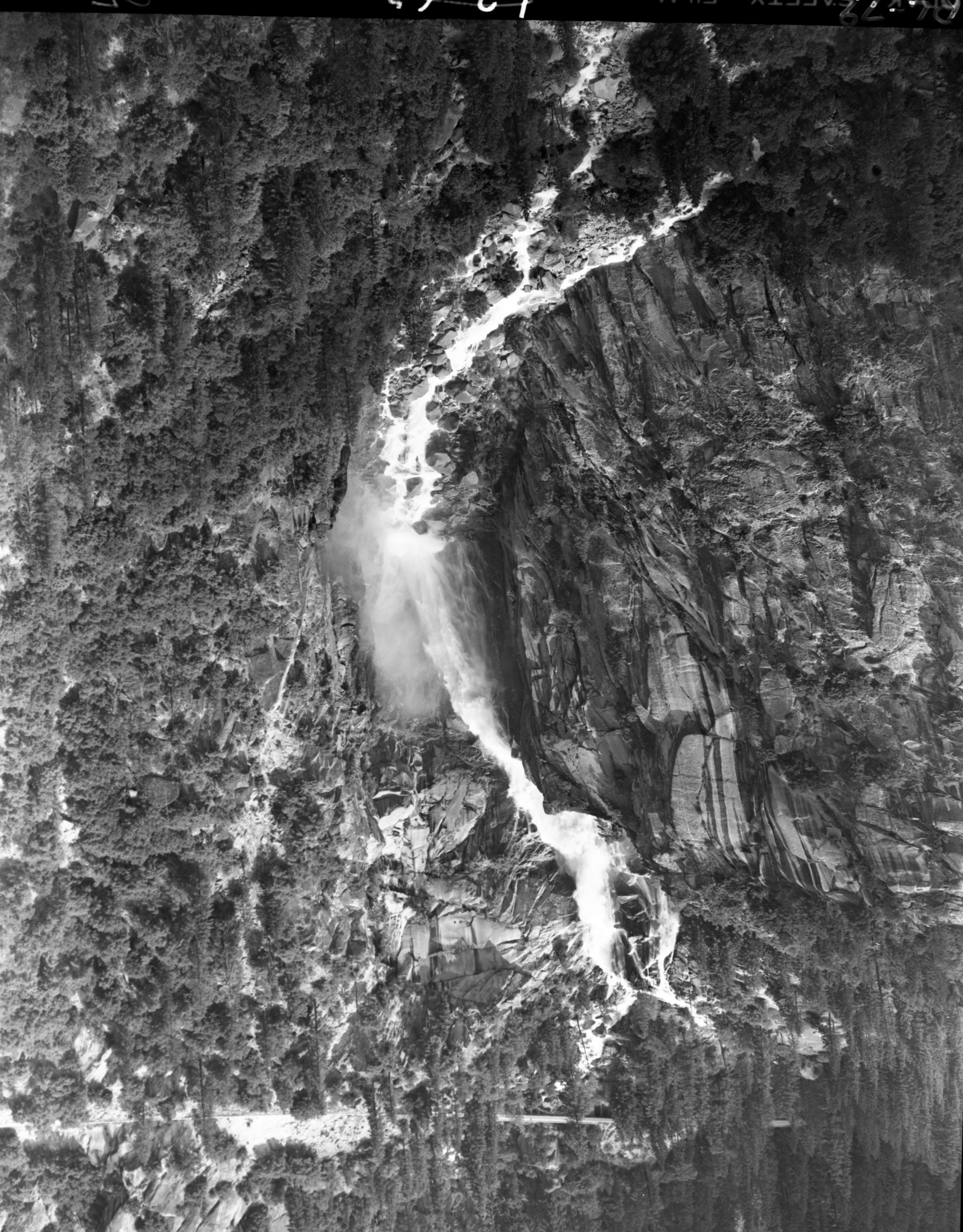 Cascade Falls from below Turtleback Dome pullout