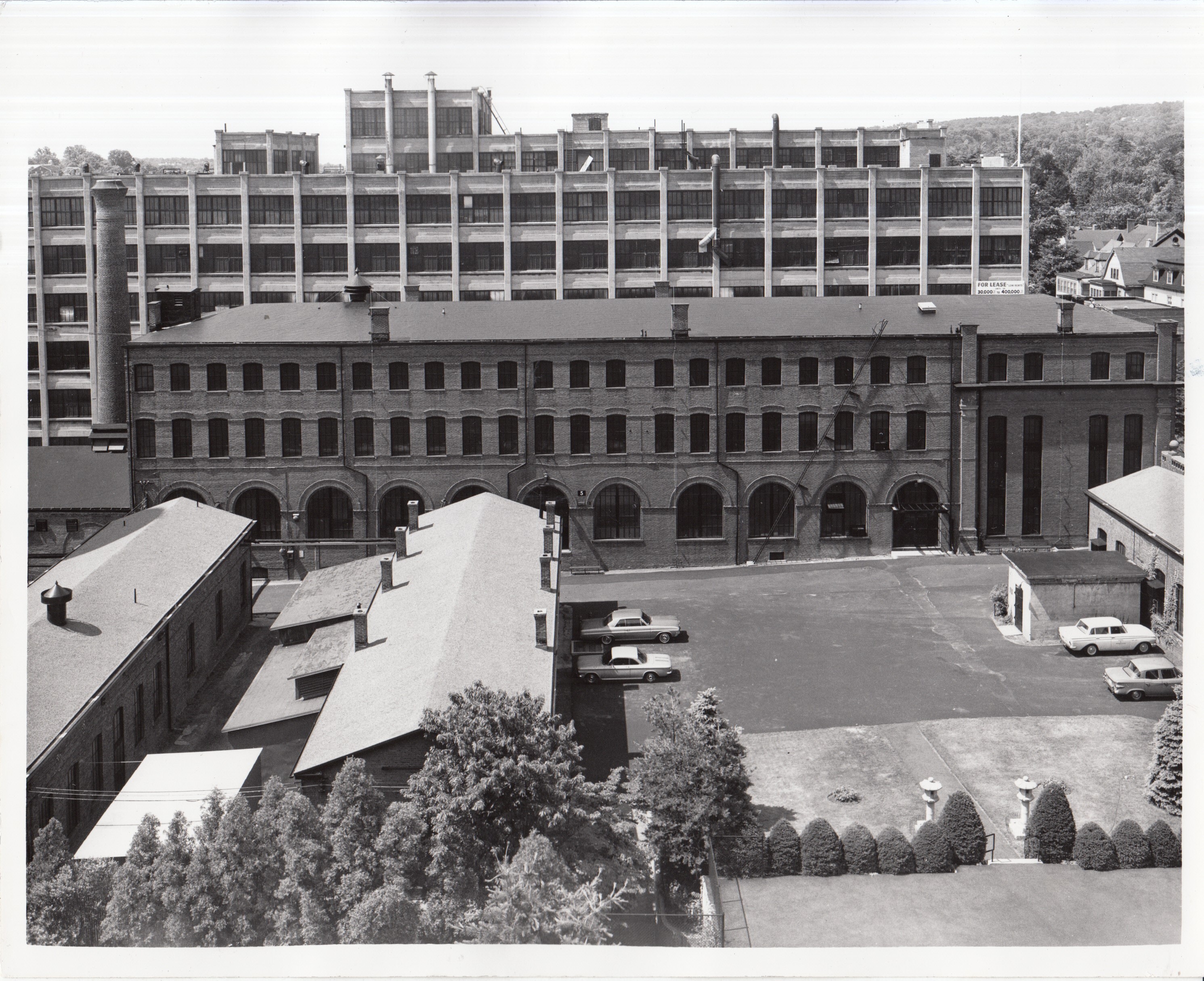 Laboratory, Buildings 1, 2, 3, 4 and 5, viewed from upper floor of the Phonograph Works, Building 24.