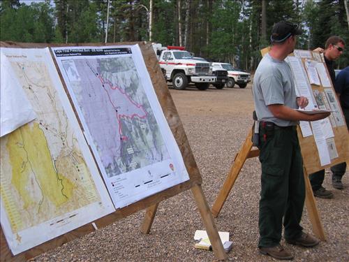 Cape Final prescribed burn on July 30, 2005