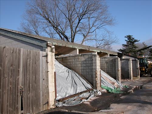 Replace Roofs On Salt Storage Bins To Prevent Environment Pollution