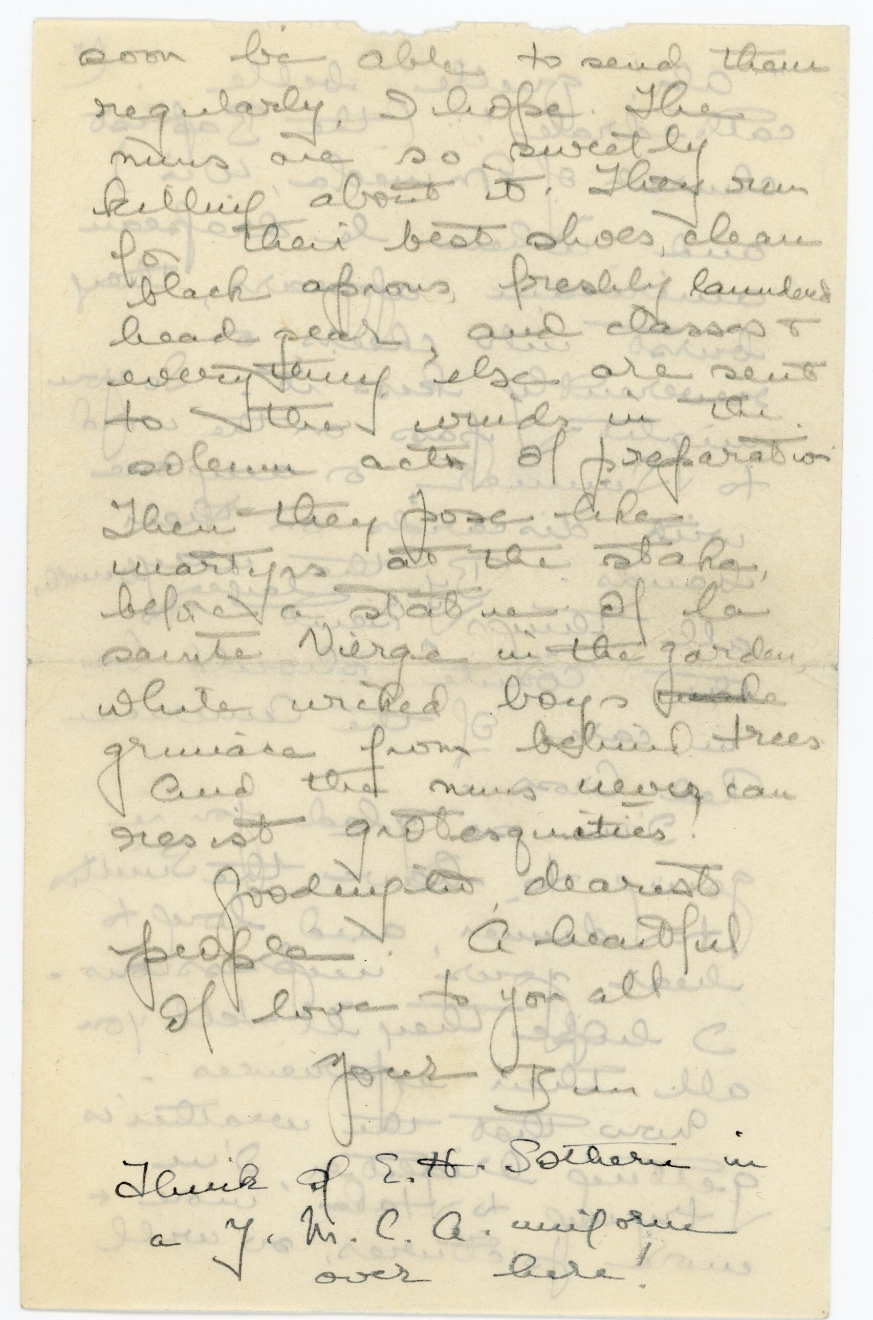 Manuscript letter