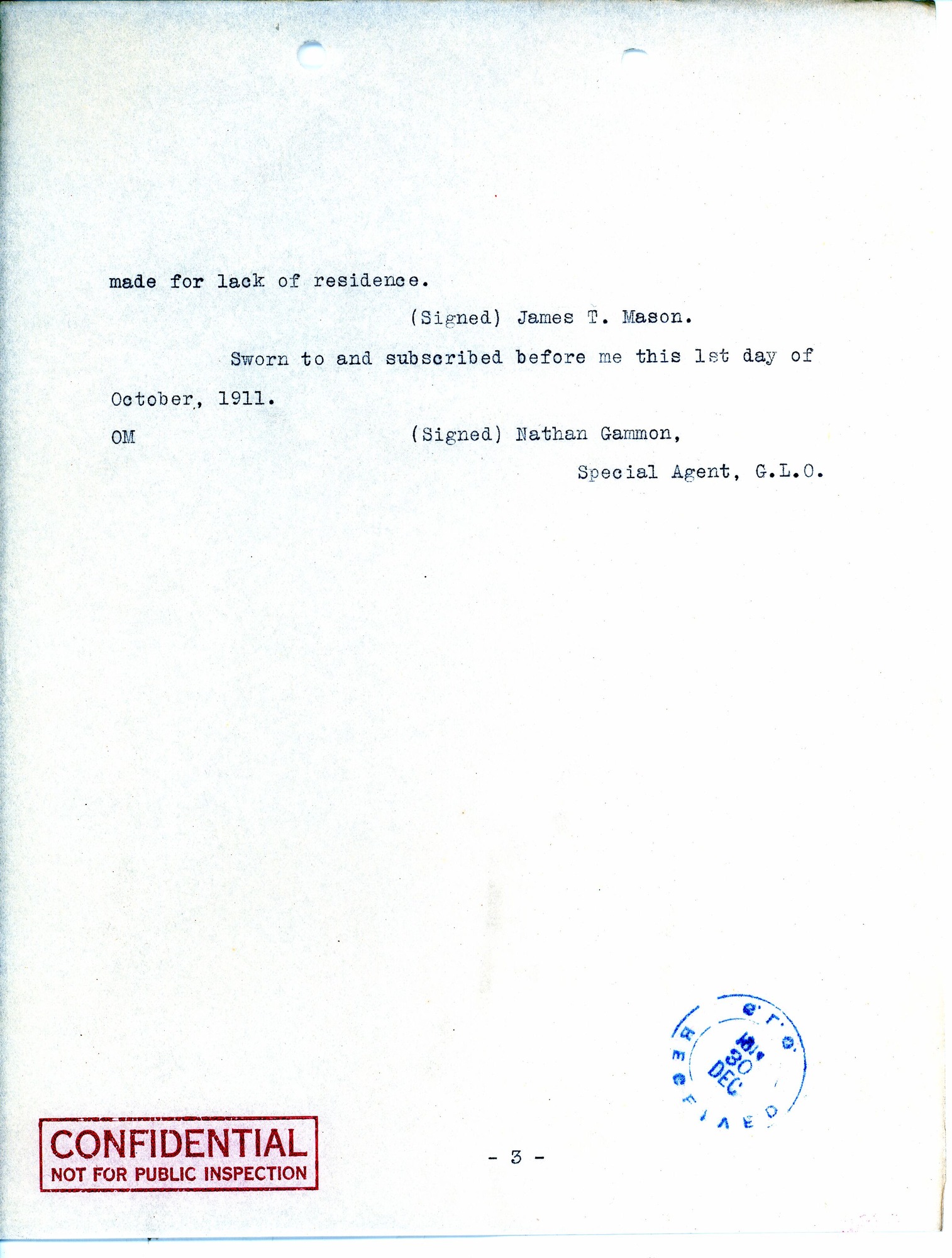 Scanned image of form. See description for text.