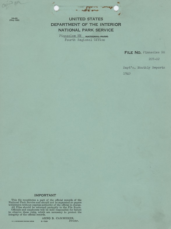 Superintendent's Narrative Report