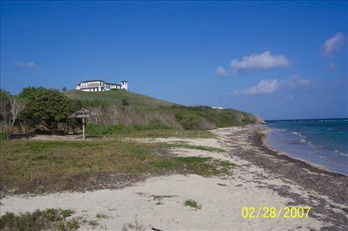 Columbus landing and ball court site at Salt River Bay National Historical Park and Ecological Preserve in February 2007