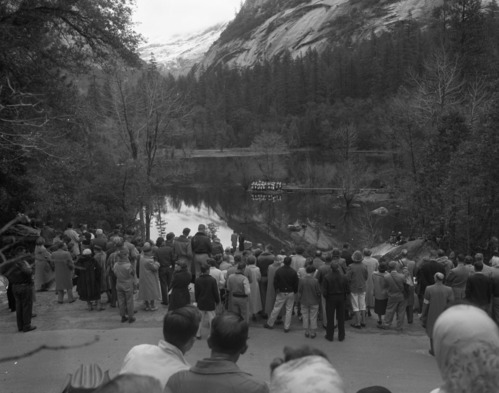 9:10 a.m. The 25th Easter Sunrise Service at Mirror Lake.