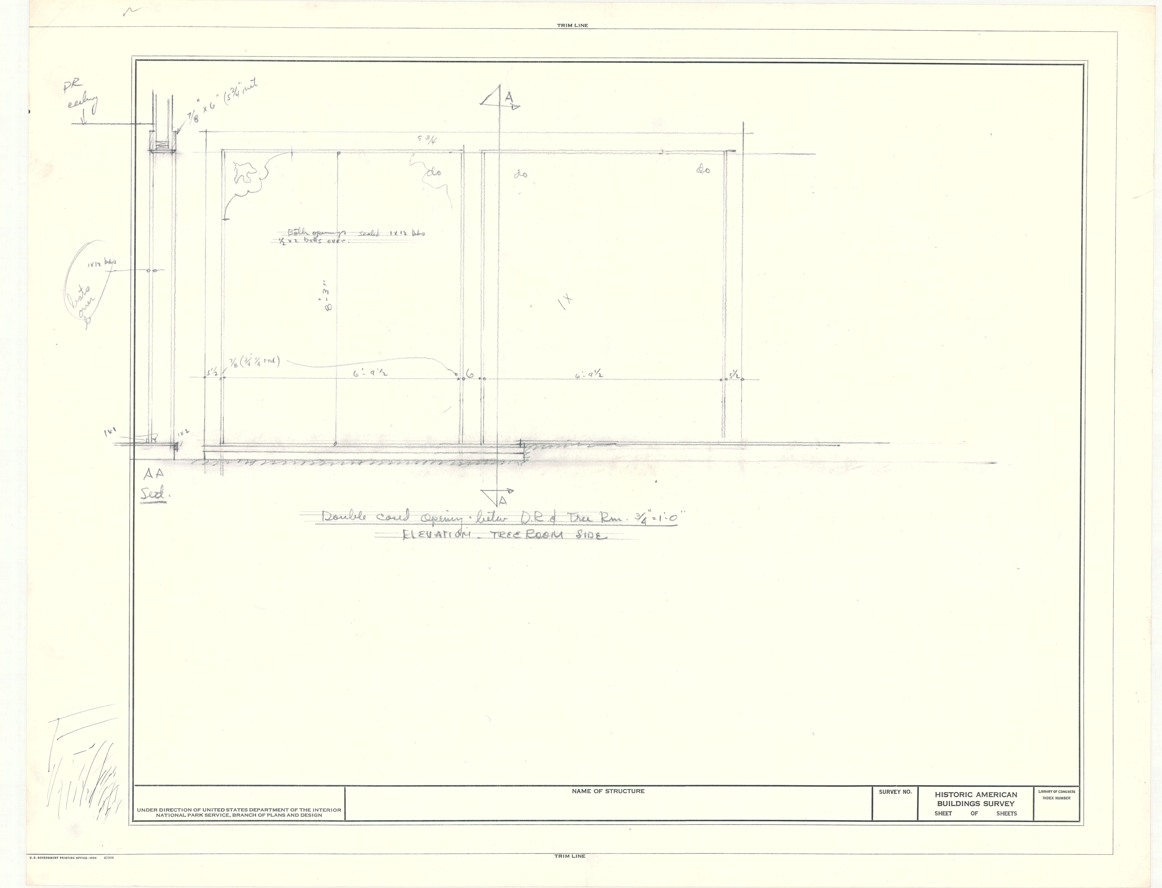 Elevation - Tree Room Side