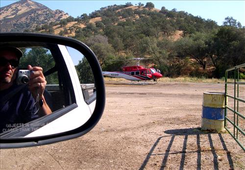 Helicopter operations on the Comb Complex wildfire, Sequoia and Kings Canyon National Parks, summer 2005