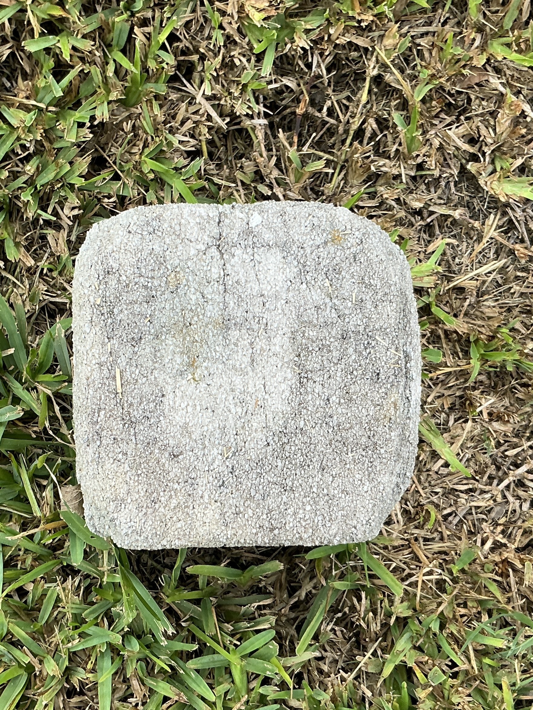 Top of flat marble marker