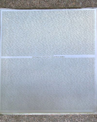 11th Regiment, United States Colored Troops Memorial Plaques at African American Civil War Memorial in May 2005