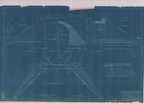 20057.BL-West of Blairstown, NJ--Arch bridge no. 21.25 over highway [1909]