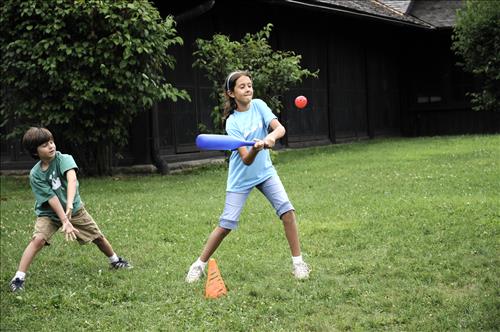 Free play at Junior Ranger Day Camp in Cuyahoga Valley National Park