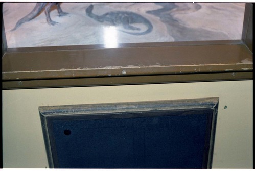 Color Photos of the old visitor center exhibits.