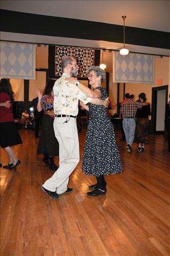 Contra dancers at Cuyahoga Valley National Park