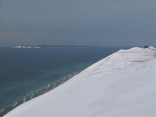 SLBE 6 Pierce Stocking Scenic Drive - Lake Michigan Overlook Winter