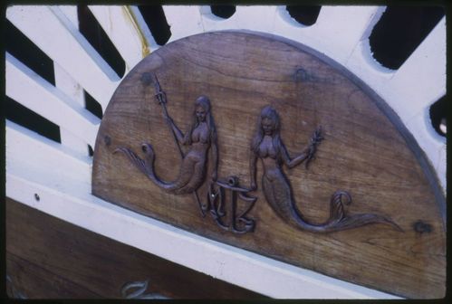 Exterior details of the Eppleton Hall (built 1914; tugboat) upon her arrival in San Francisco from Newcastle, England.