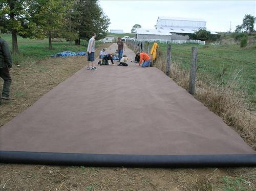 Public Lands Day project at the Miller Farm on Antietam National Battlefield; improving the riparian buffer.