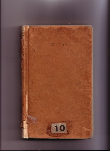 Thomas Edison's New York City Recording Studio Cash Book 10 (of 21), Image 01 (of 172).