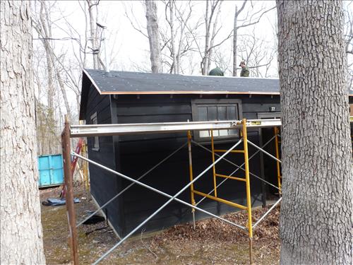 Replace Roofs on 13 Structures Cabin Camp 3