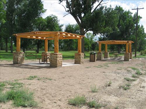 Buck and Rail Fence and Picnic Shelters, 2013