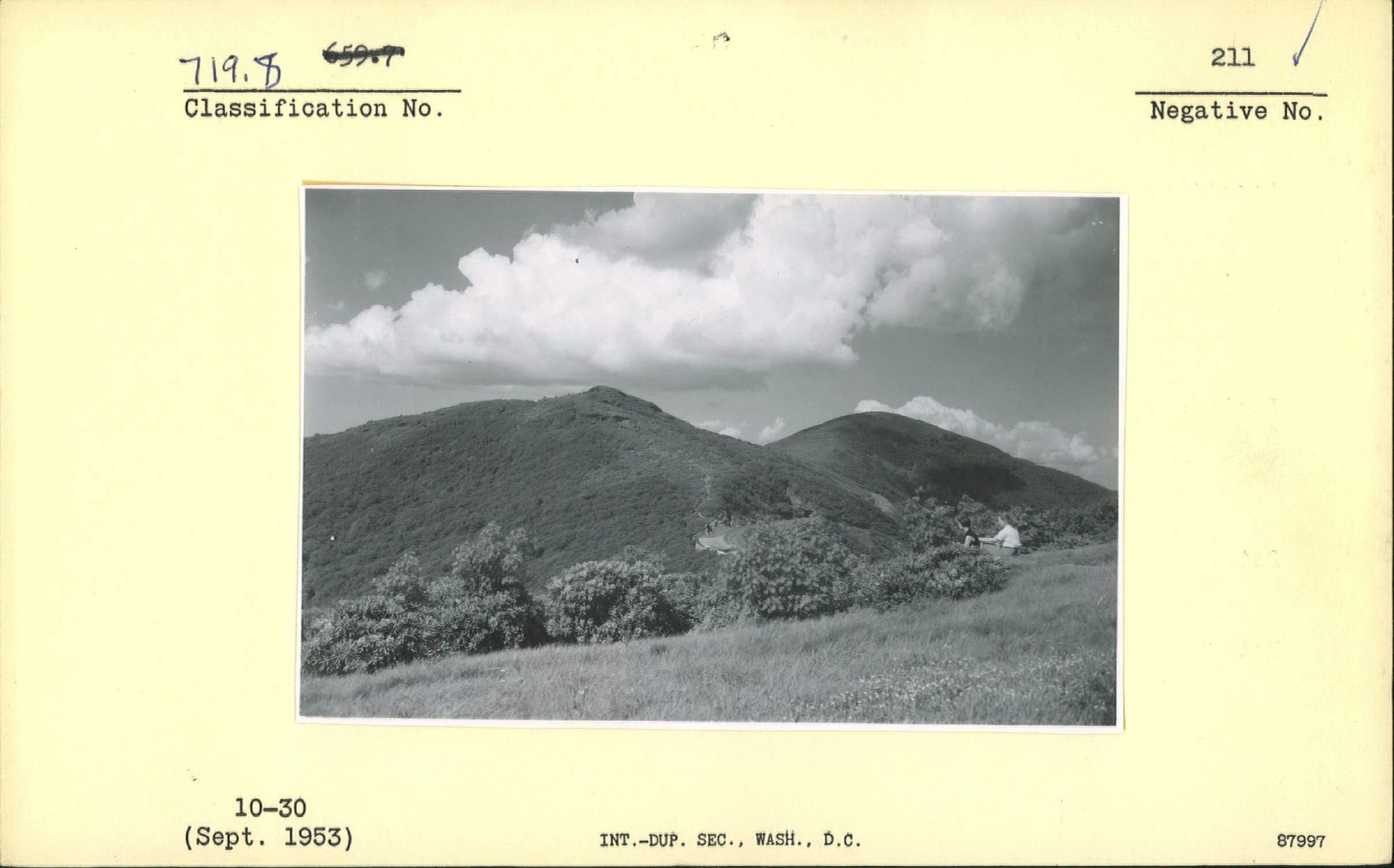 Craggy Gardens with visitors