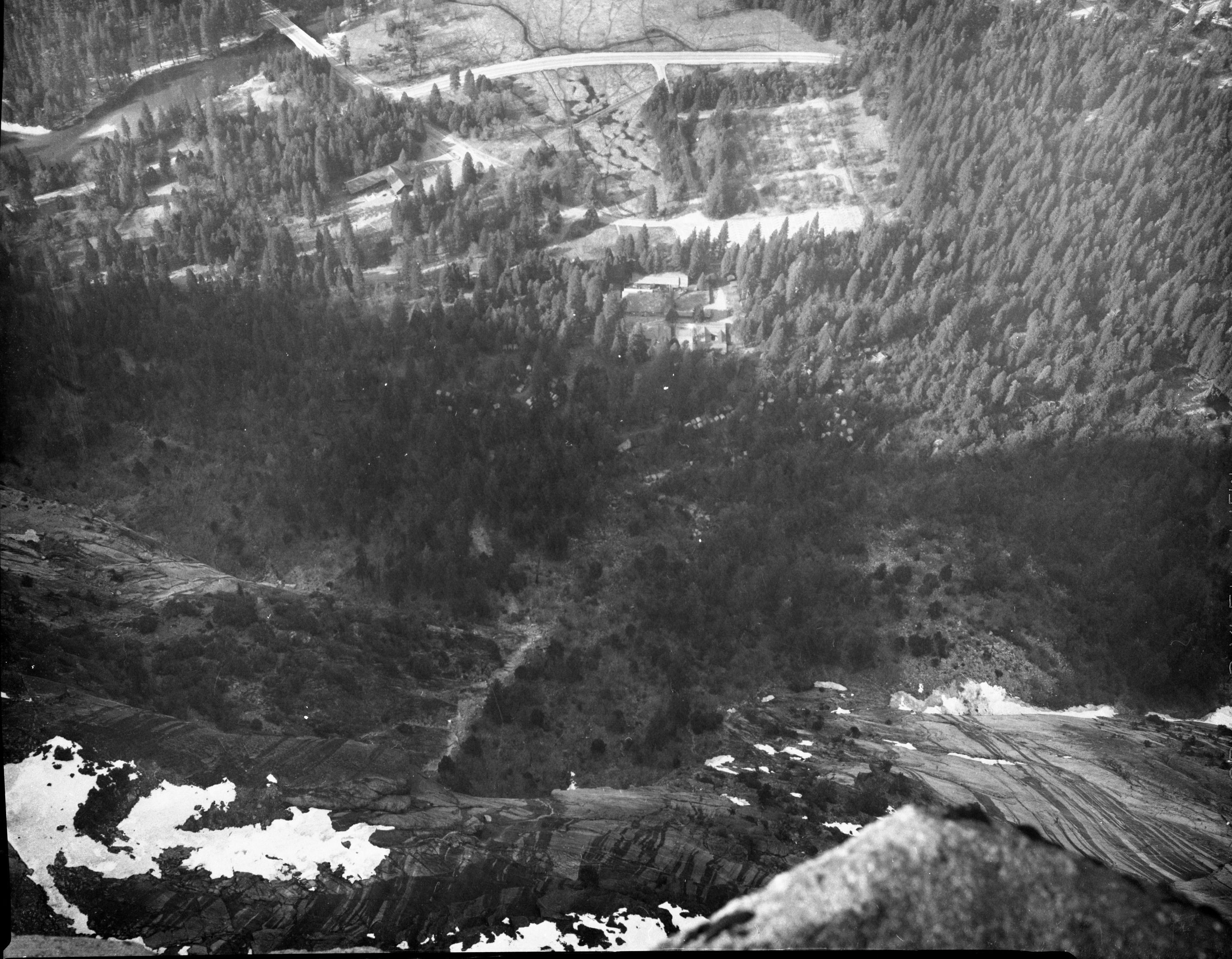 Floor of Yosemite Valley from Glacier Point