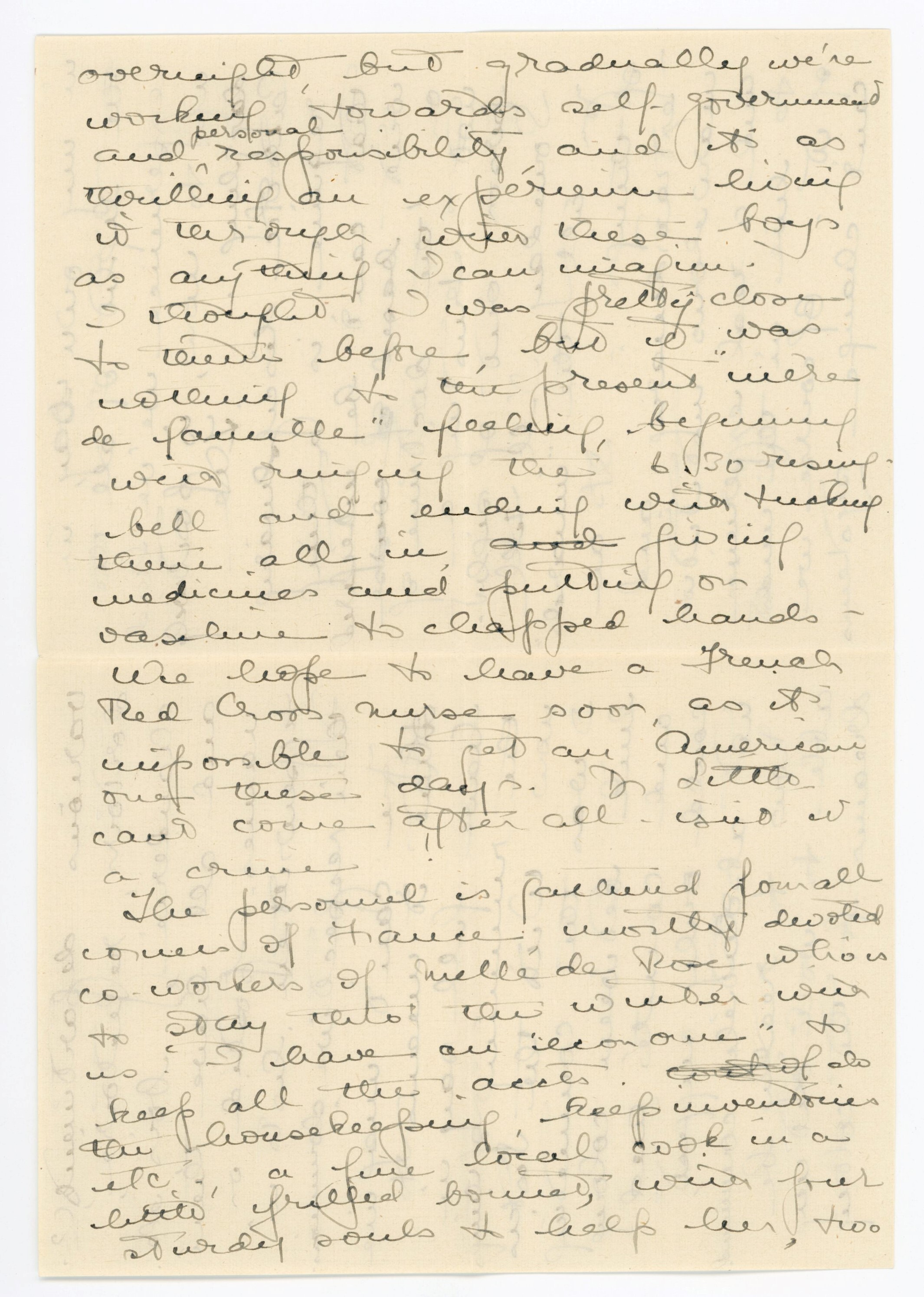 Manuscript letter