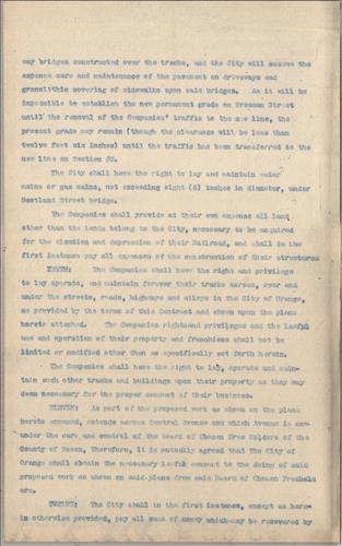 50966.PB#001--Undated and unsigned agreement between Mayor and Common Council of city of Orange, NJ