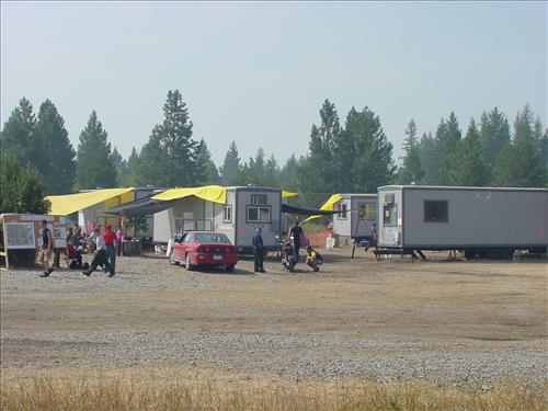 Robert Fire Camp, Glacier NP, 2003