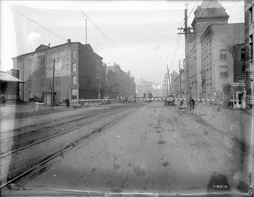 [C5215-CC5219] Scranton, PA--Diamond Branch crossing--Lackawanna Avenue--Trolley line