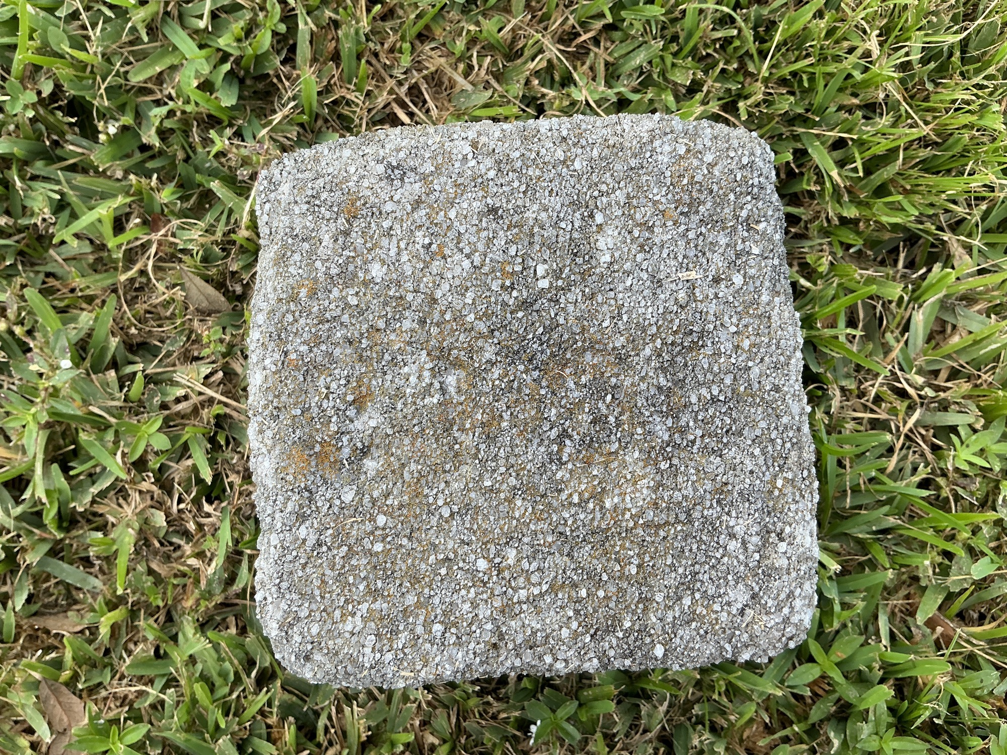 Top of flat marble marker