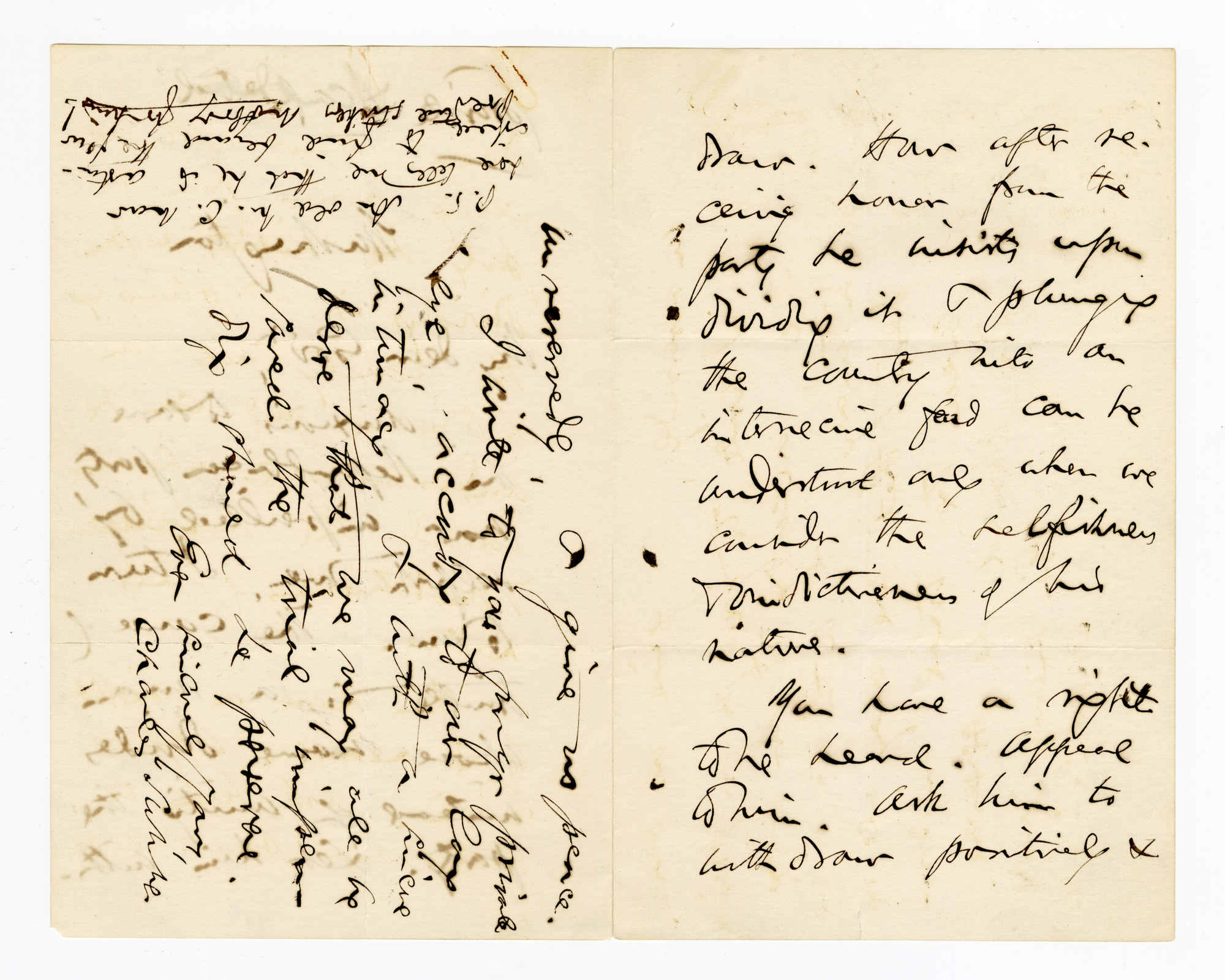 Manuscript letter