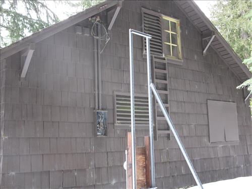 Shows deterioriation of Townsley Hall and L-110 Duplex in Mount Rainier National Park 2010.