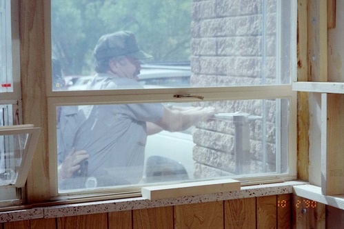Construction of headquarters addition.