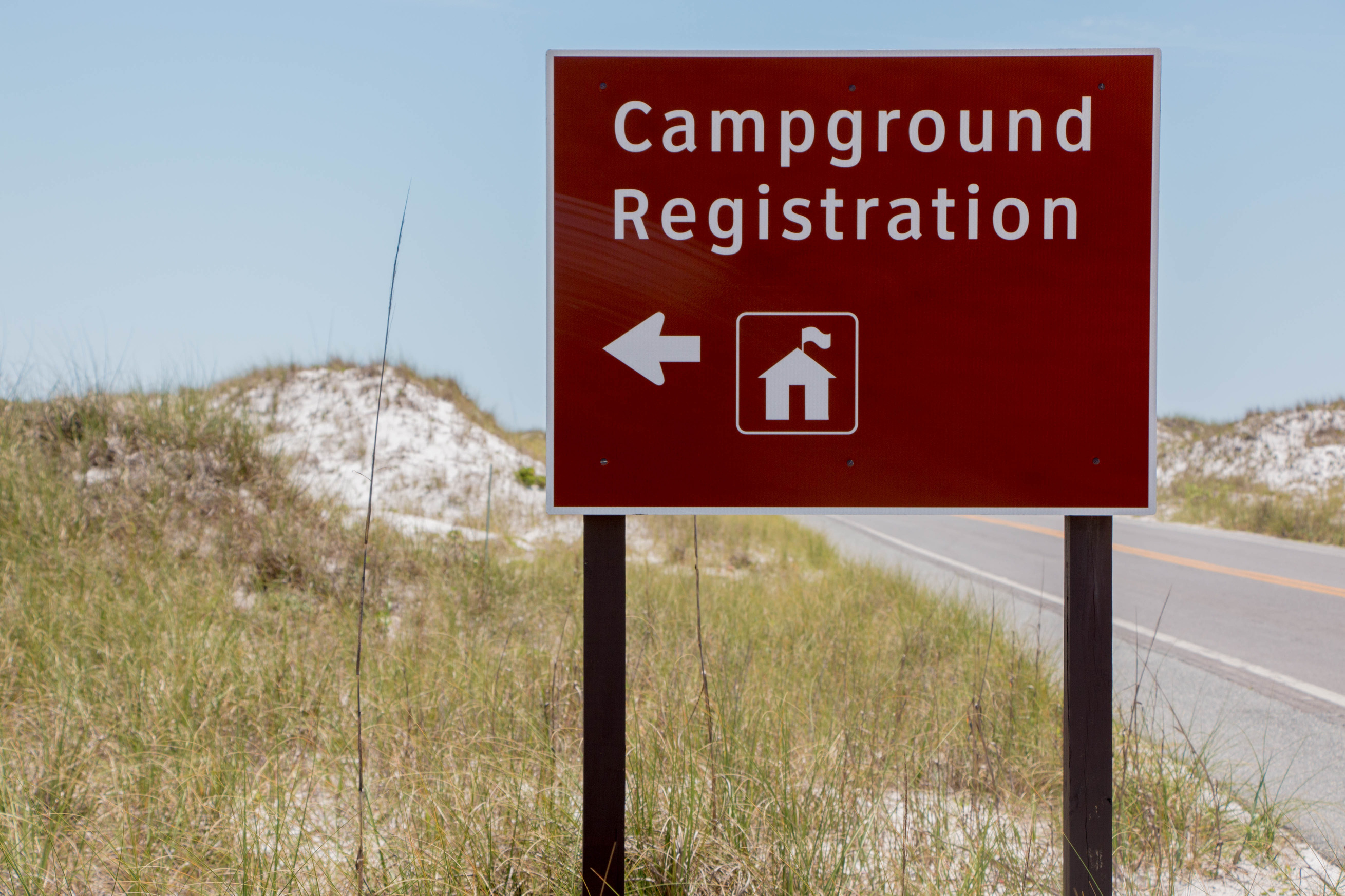 Campground Registration Sign