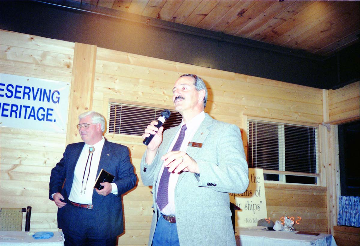 Color Photos of awards ceremony.