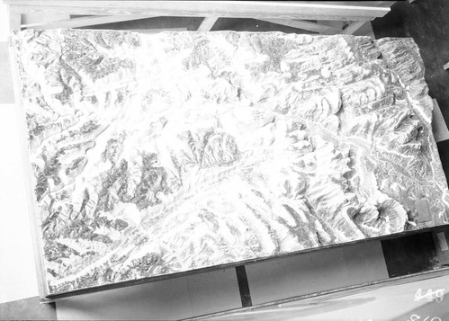 Zion relief map (looking down on).