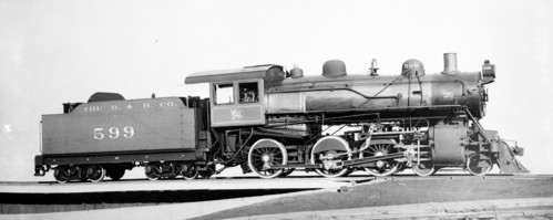 Delaware & Hudson no. 0599 [4-6-0]