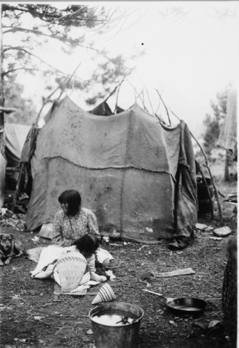 Washoe Camp near Lake Tahoe by Lummis-Dickerson.