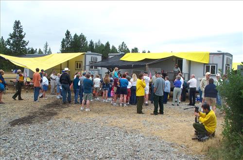 Robert Fire Camp, Glacier NP, 2003