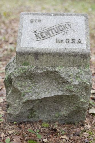 6th Kentucky Infantry Regiment (CSA) Marker
