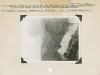 hfca_1607_iva_006_07_007_8174_a. Erosion:  Three of a series of low rock check dams which have been installed by the CCC in one of the deeper gullies of the Bull Pasture (see memo 4/1/40). Locality: Cuyamaca State Park, California. Negative #: 8174