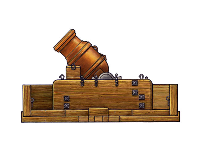 British mortar, c1814.