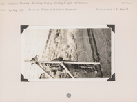 hfca_1607_iva_021_28_012_noneg01_a. Scenery – Boundary fence, showing height and braces. No negative on file. Locality: Colorado National Monument.