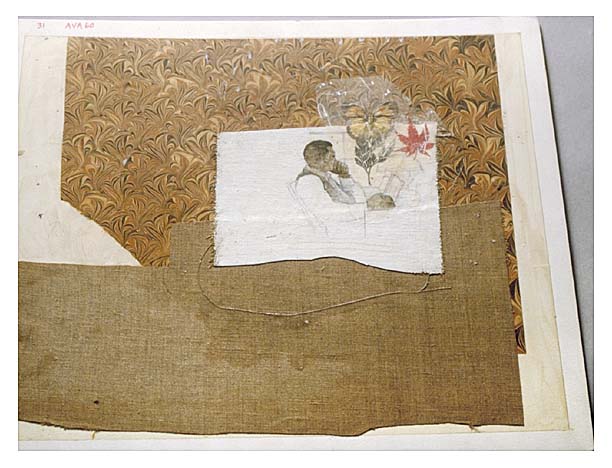 Booker T. Washington in thought.