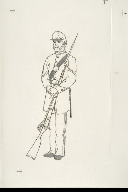 Infantry Corporal, United States Army Regular, post-Civil War period