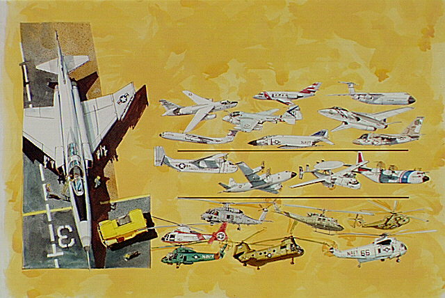 Split panel showing the United States Navy's Pacific Fleet (as well as other Armed Forces and the U
